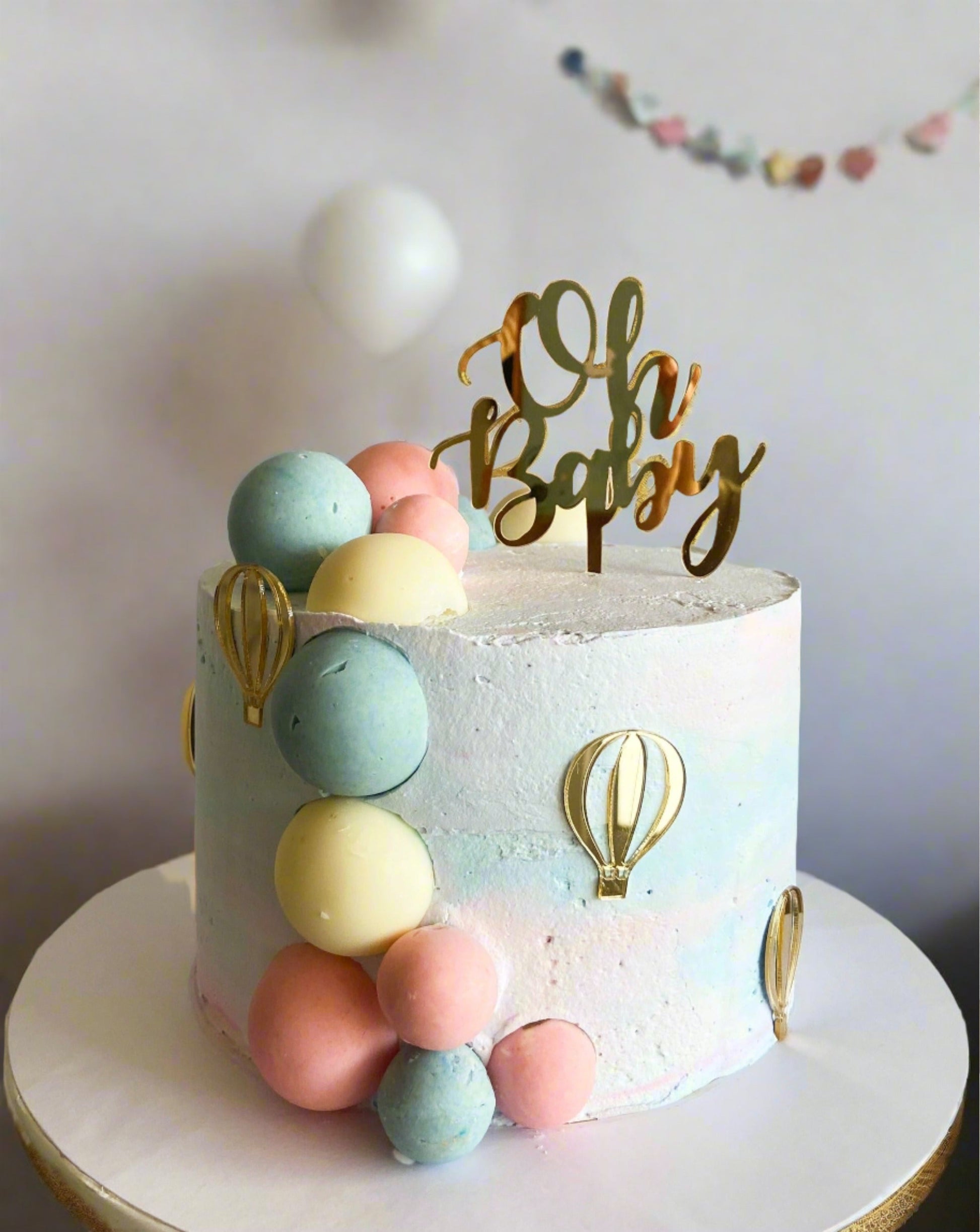 Baby Shower Maxi-Cake | Cake Delivery in Melbourne – Little Cupcakes
