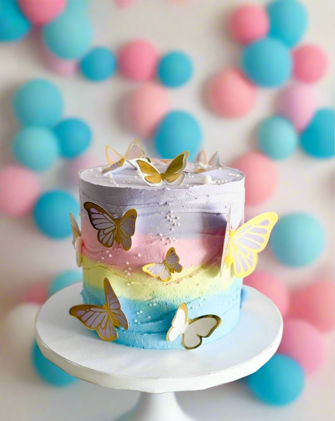 Floral Elephant Baby Shower- Sheet Cake | Local Pickup at Dewey's Bakery