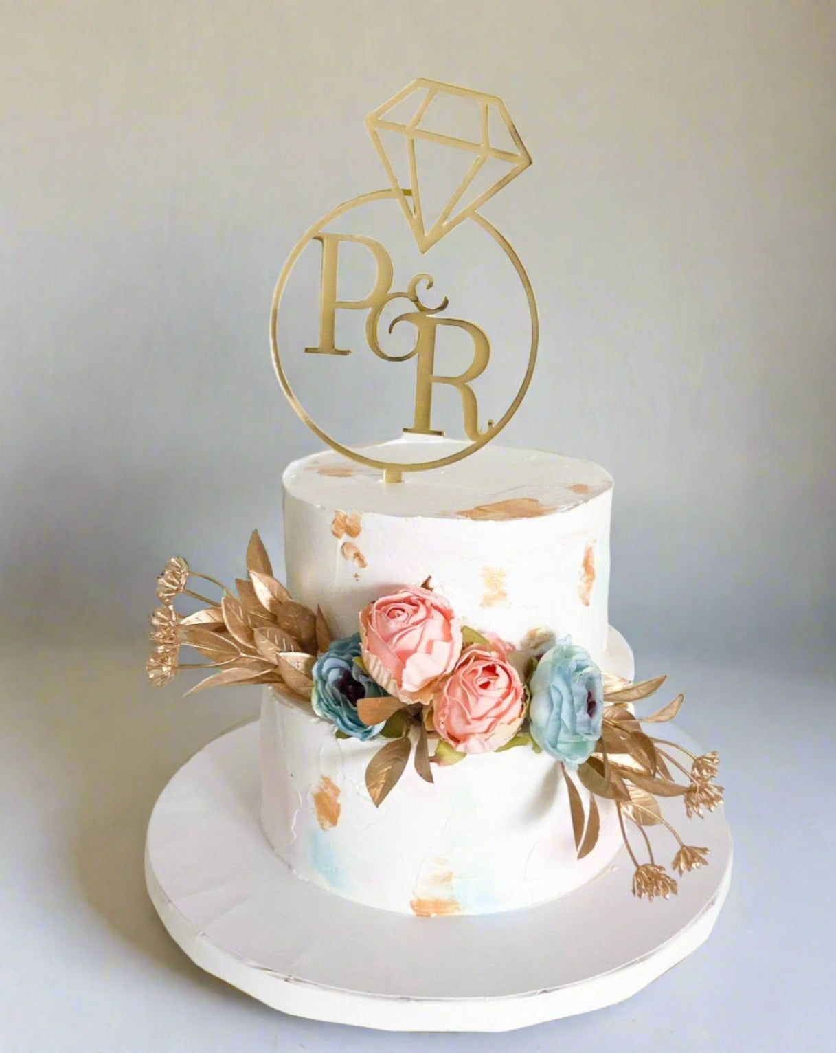 engagement cake | Engagement cake design, Engagement party cake, Wedding  cake designs